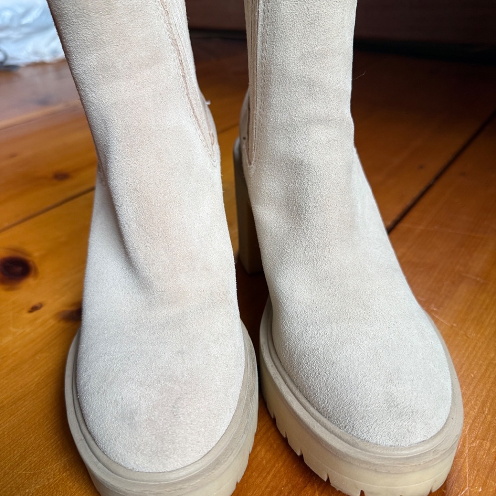 Dolce Vita Taupe Boots Size 6.5 - Picture 3 of 6